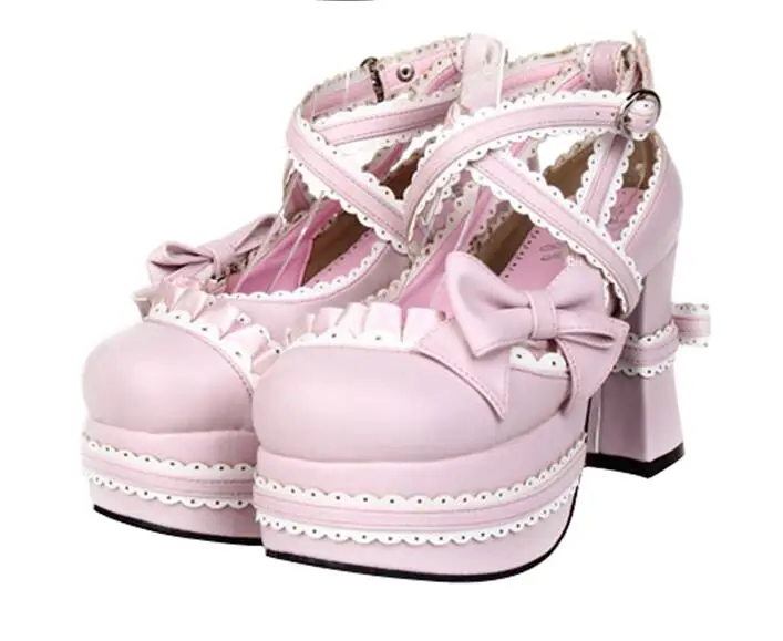 Dame black Schuhe Partei Pumps White Lacework Super High Cosplay Angelic Frau rosa black Schwarzes Cm Frauen And Heels Mädchen Mori Impressum Kleid 5 9 Red Prinzessin Lolita rot ZPZYfqg0w