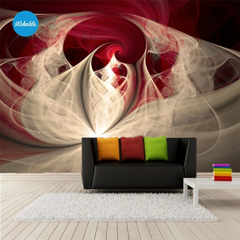 Mural 3D Wallpapers Custom Wall Murals Painting Abstract Floral Design Background Bedroom Living Room Papel De Parede