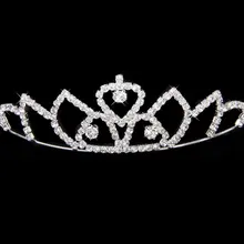 2017 NEW Wedding Bridal Headband Flower Girl Hair Jewelry Rhinestone Crown Tiara