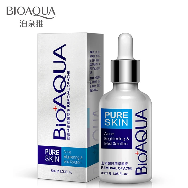 

BIOAQUA essence liquid removal blackhead pimple acne face care brightening skin care moisturizing oil-control maquiagem serum
