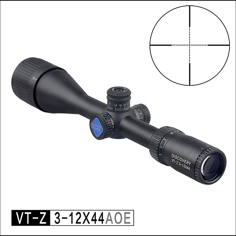 

Discovery Optics VT-Z 3-12X44 AOE Hunting Riflescope With Red/Green Mil Dot Reticle Airsoft Scope Tactical Target telescope