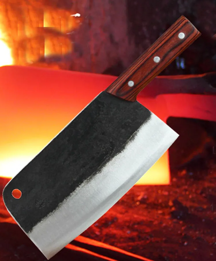 Liang Da Ножи ручной работы профессиональный нож шеф-повара Кухня для нарезки мяса овощей Многофункциональные ножи кованые ножи