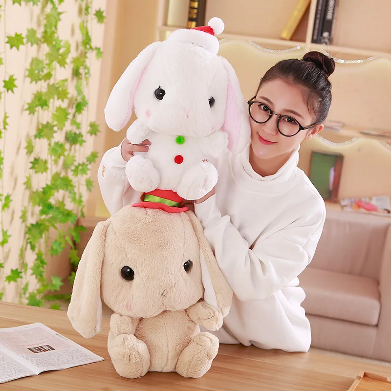 1 шт. 32 см/45 см Kawaii Рождественский кролик плюшевые куклы свисающий детская игрушка