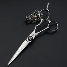 Новые горячие drgskl 440C волос вырезать ножницами костюм большой 5.5 дюймов Парикмахерская истончение волос Ножницы Парикмахерские и красоты ножницы DSC-1