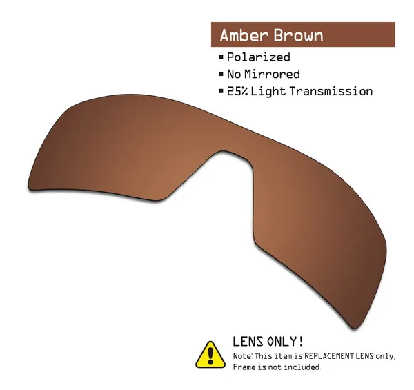 SmartVLT Замена поляризованных линз для Oakley нефтяной вышке солнцезащитные очки-несколько вариантов - Цвет линз: Amber Brown
