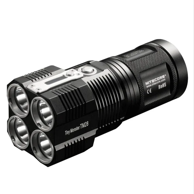 Nitecore крошечный Монстр TM28 комплект 6000LM 4xcree XHP35 HI светодиодный Перезаряжаемые высокое светильник флэш-светильник для Шестерни Охота Открытый Поиск - Испускаемый цвет: TM28 no Battery