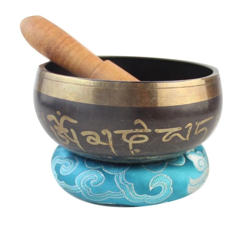 

Home Decor Tibetan Bowl Sound Plate Ornaments Buddha Nepal Yoga Healing Meditation Therapy Buddha Singing Bowl Set Decorations