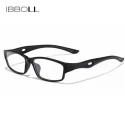 Ibboll Для мужчин оптических оправ Пластик очки с прозрачной линзой Для мужчин s Роскошные Лидирующий бренд очки кадр Óculos 18167
