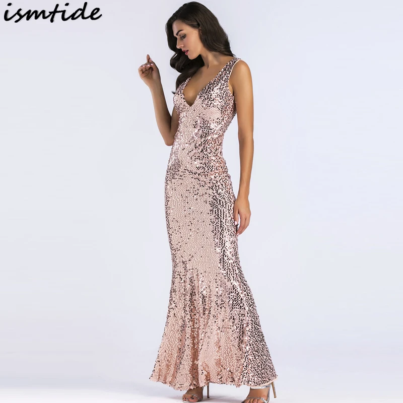 rose gold 1920s dress