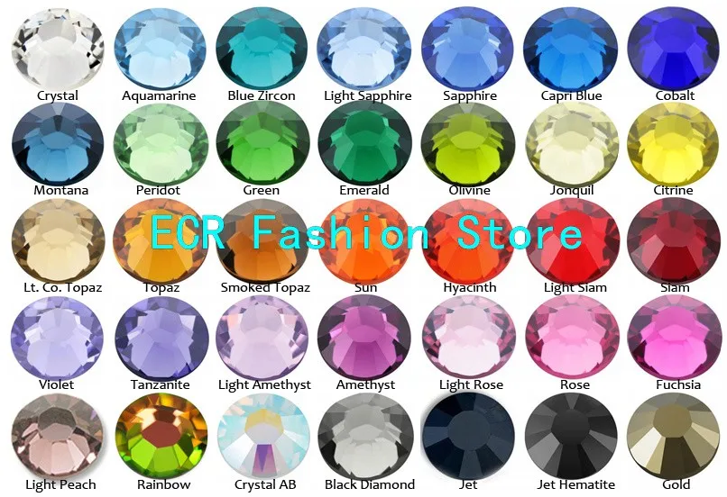 short glitter nails All Colors SS3-SS10 Mix Sizes Crystal Glass Non Hotfix Rhinestone Glitter Strass Glue On Rhinestone for Nail Art Decorations blue glitter nails