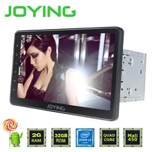 Joying 2GB Big Touch Screen 10” 2 din Android 5.1 Car Radio stereo HU steering-wheel car-styling GPS Navi Support DVR&OBD&DAB+