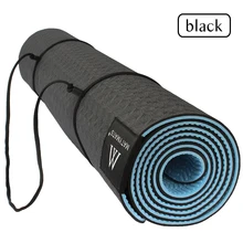 Matymats Non Slip TPE Yoga Mat for Hot Yoga Pilate Gymnastics Bikram Meditation Towel High Density