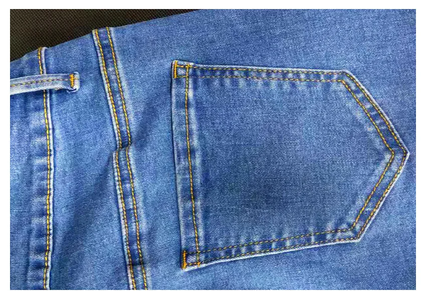 New wide-leg webbed jeans women's trousers (24)
