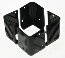 Kaish 8x plástico Guitarras Amplificadores esquina protector altavoz esquinas negras