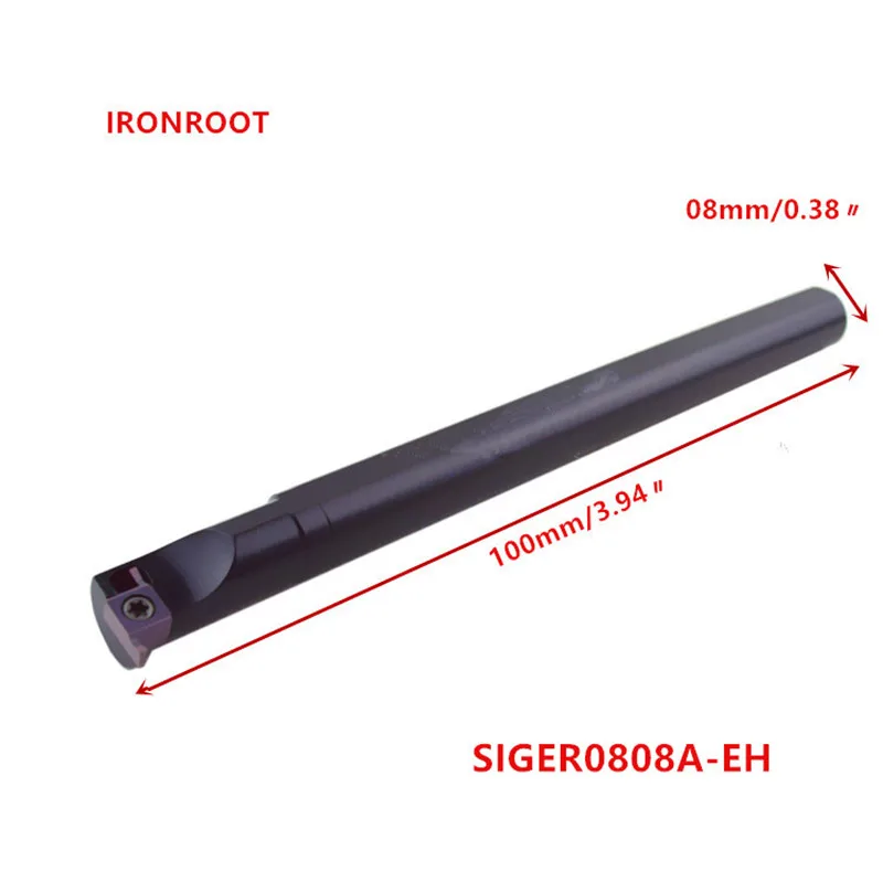 

SIGER0808A/1010B/1210B/1412C/1616C-EH CNC Tools Lathe External Grooving Cut boring bar tool Holder For GER Insert