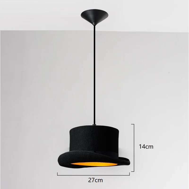 IWHD стиль лофт промышленный подвесной светильник черная шляпа винтажные подвесные светильники столовая кухня Luminairea железные лампары блеск