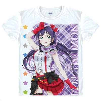 Love Live! School Idol Project Characters T-Shirts Love Live! School Idol Project Characters T-Shirts