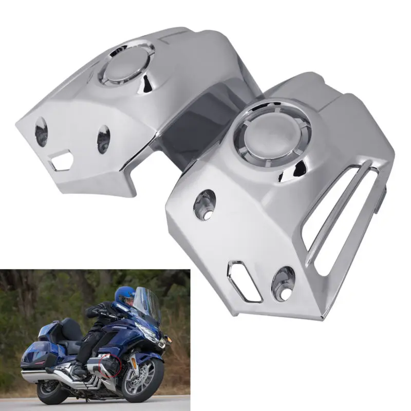 Motorcycle Moto Chrome Lower Cowl Covers For Honda Goldwing 1800 GL1800