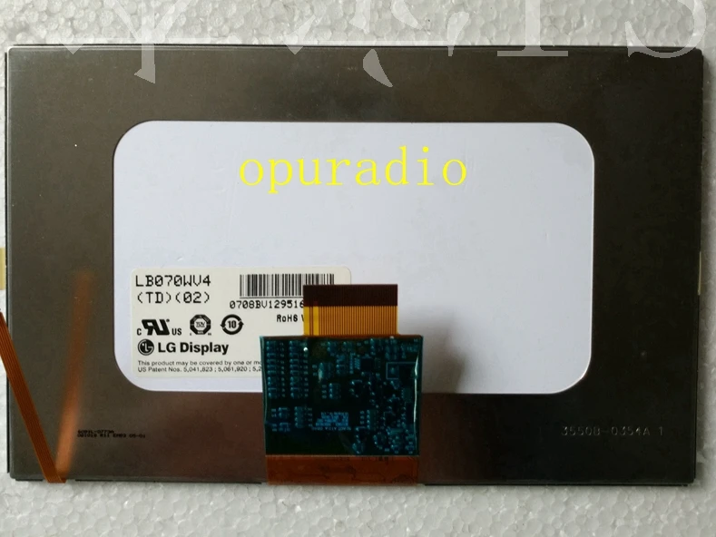Бесплатная доставка 7 0 дюймов TFT ЖК-экран LB070WV4-TD02 WVGA 800 (RGB) * 480 для автомобиля GPS