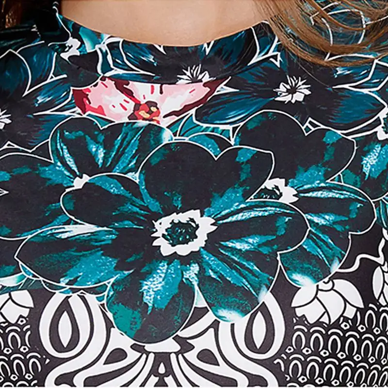 Womens Zip Front Printed Surfing Swimwear Women's Short Sleevees UV Protection One Pieces Bbra Pad Swimsuit