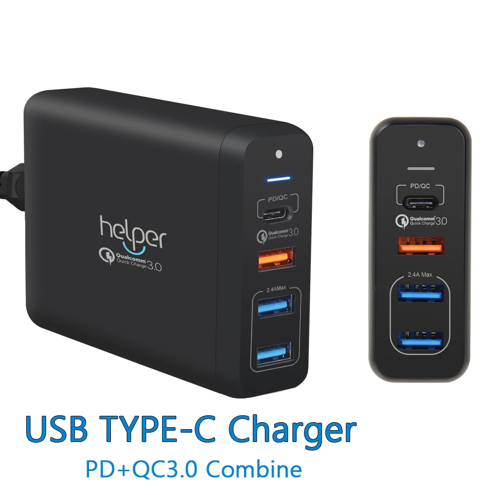 ZEXMTE Motorrad USB-Ladegerät Mit Voltmeter - Typ C PD & Quick Charge 3.0