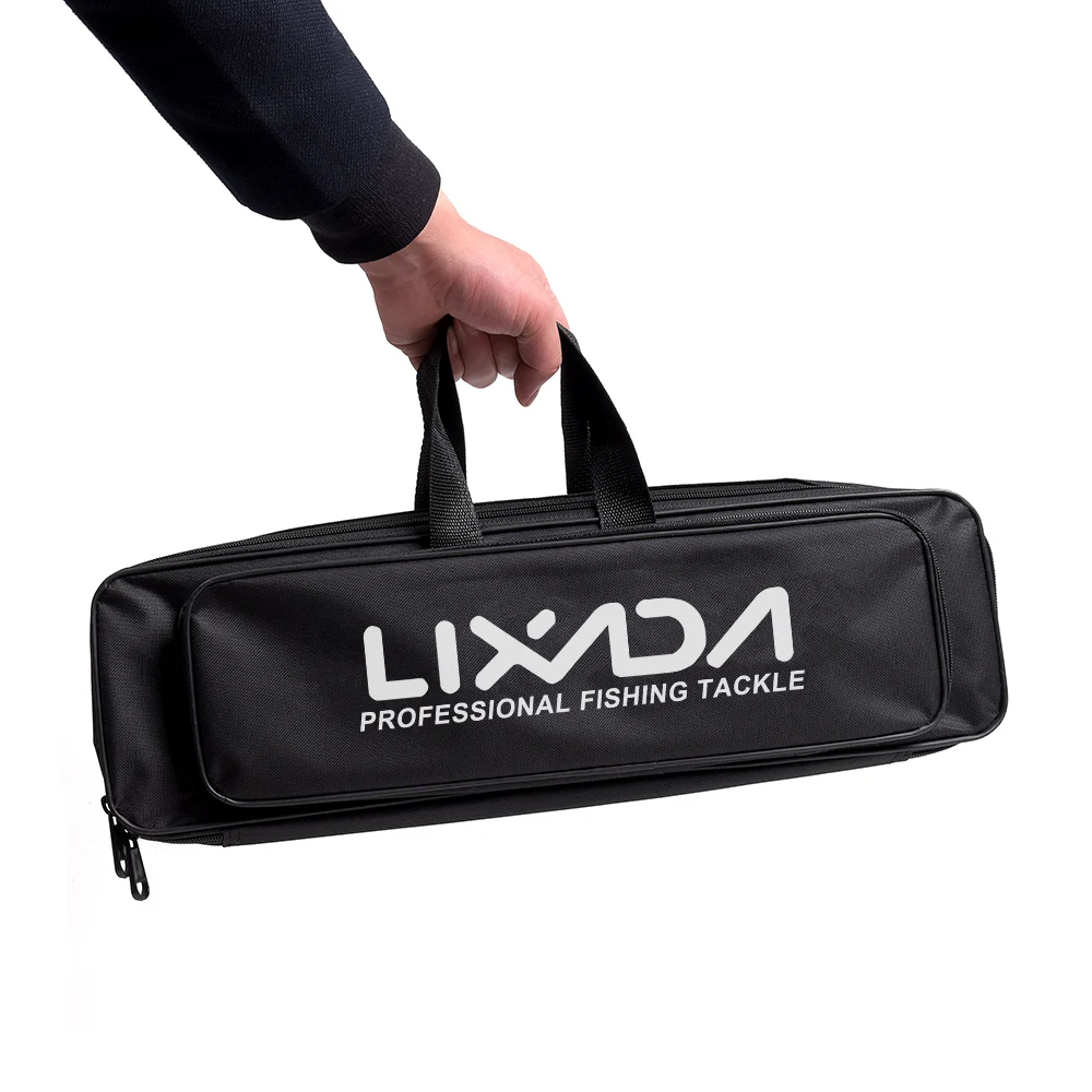 Lixada Portable Fishing Bag Case Fishing Rod and Reel Travel Carry Case