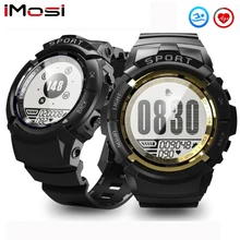 Imosi S816 Смарт часы для мужчин сердечного ритма Smartwatch фитнес трекер динамический будильник IP68 50 м водонепроницаемый спортивный секундомер