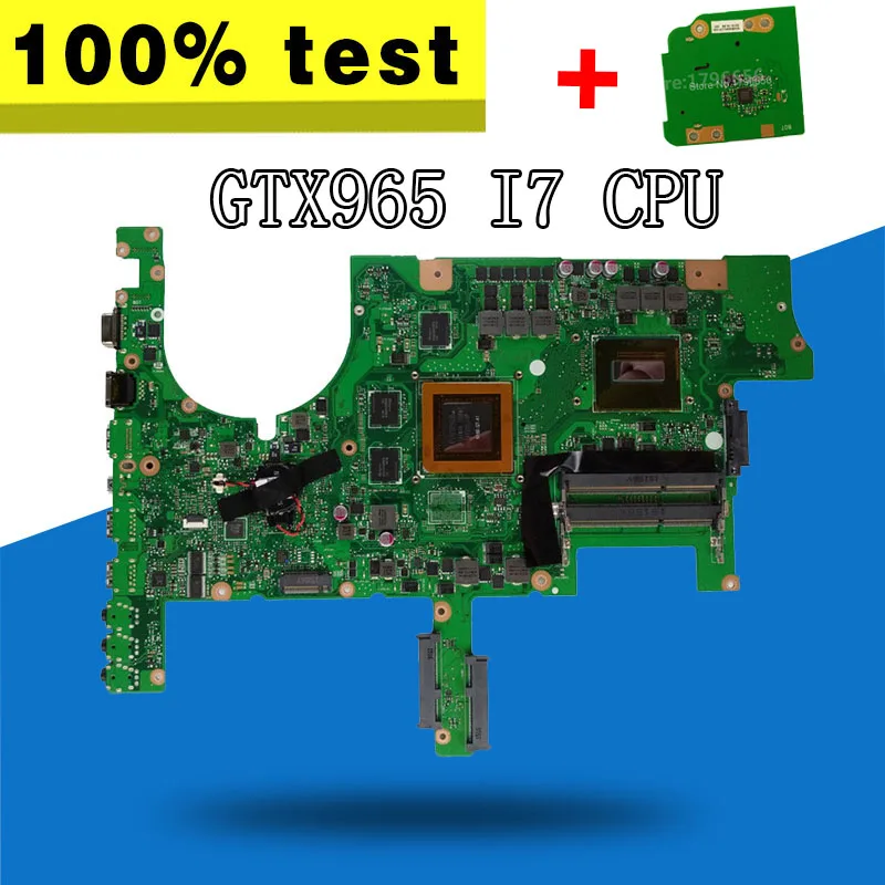 

Send board +G751JL Motherboard GTX965 i7 cpu For ASUS G751JT G751JY G751J Laptop motherboard G751JL Mainboard G751JL Motherboard