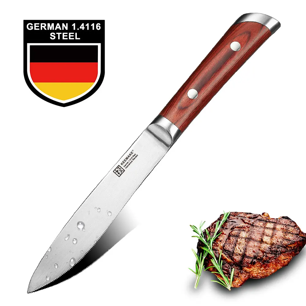 KEEMAKE 5 &quotнож шеф повара для стейка кухонные ножи из высокоуглеродистой немецкой