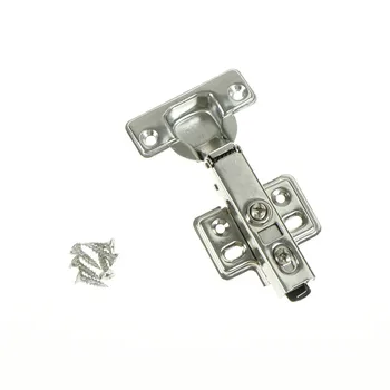 1pcs Kitchen Door Hinge Cup Half Overlay Insert Embed Hinges 35mm Soft Close Full Overlay Hydraulic Hinges Cabinet