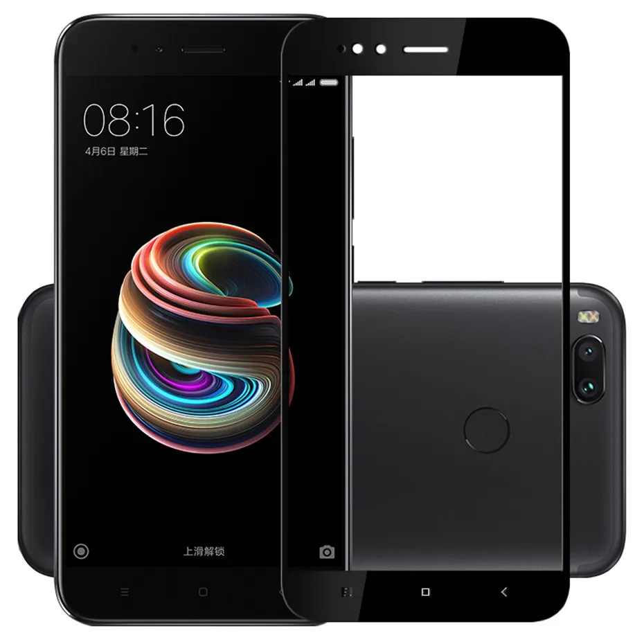 2 шт для Xiaomi mi a1 защитное стекло 9H полное покрытие закаленное 5 &quotпротектор экрана