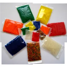 Больше цветов 10000 шт Мягкие хрустальные водный пейнтбол пули пистолет игрушки bibulous водные пистолеты аксессуары мяч пуля