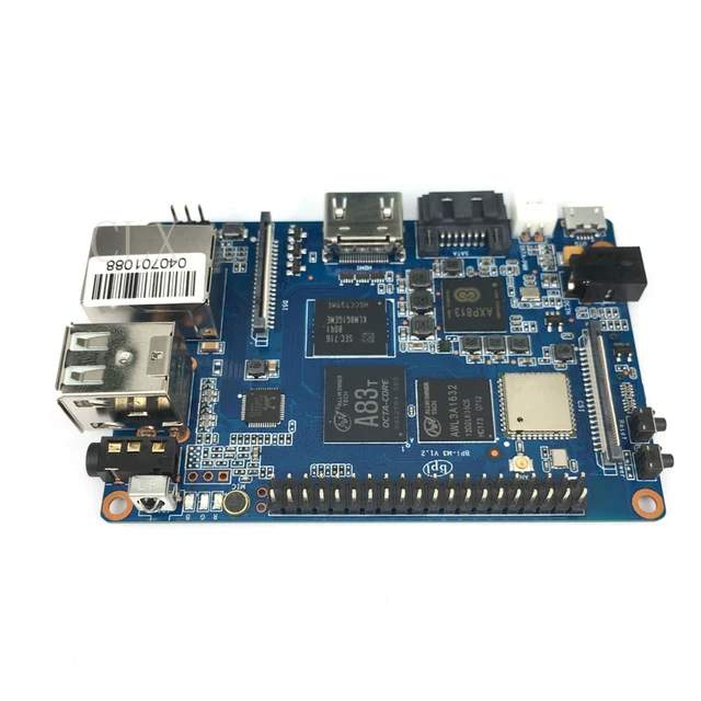 $US $75.38  Banana Pi M3 A83T Octa-Core (8-core) 2GB RAM with WiFi & Bluetooth4.0 Open-source Development Board