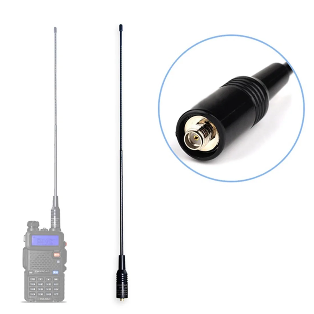 40cm Flexible SMA-771 SMA-Female Dual Band 10W Antenna For Baofeng UV5R Useful 2.5 dB