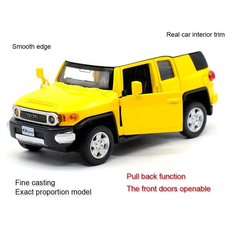 Новое поступление Caipo Toyota FJ литая модель автомобиля из сплава игрушка с откидной