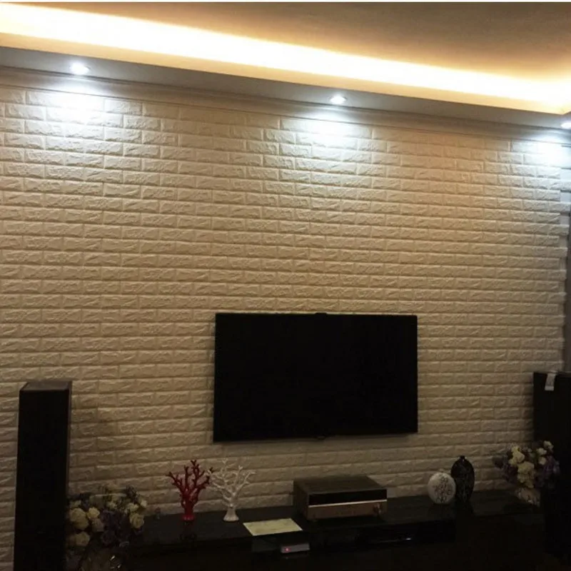 

Brick pattern 3d three-dimensional wall stickers decorative wall stickers waterproof tile adhesive PE foam wall stickers