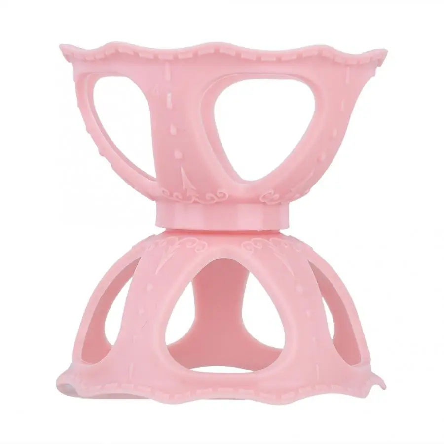 Косметический слоеный Съемный держатель спонжа для макияжа розовый цвет пластиковая пудра для лица сушильная стойка для красоты Макияж Блендер держатель