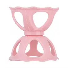 Косметический слоеный Съемный держатель спонжа для макияжа розовый цвет пластиковая пудра для лица сушильная стойка для красоты Макияж Блендер держатель