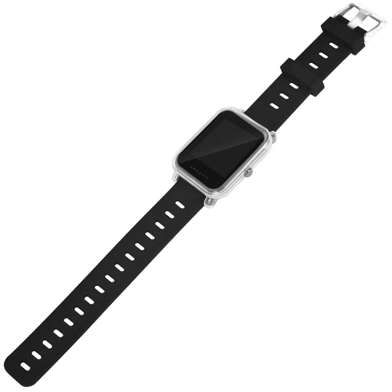 Прозрачный чехол из поликарбоната для Xiaomi Huami Amazfit Bip Smart Watch, цветной тонкий защитный чехол
