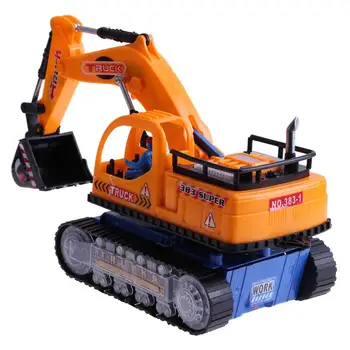 

1 Pcs Feichao ABS Plastic Electric Excavator Flashing LED Light Truck Car Construction Vehicles Module For Boys Birthday Gift