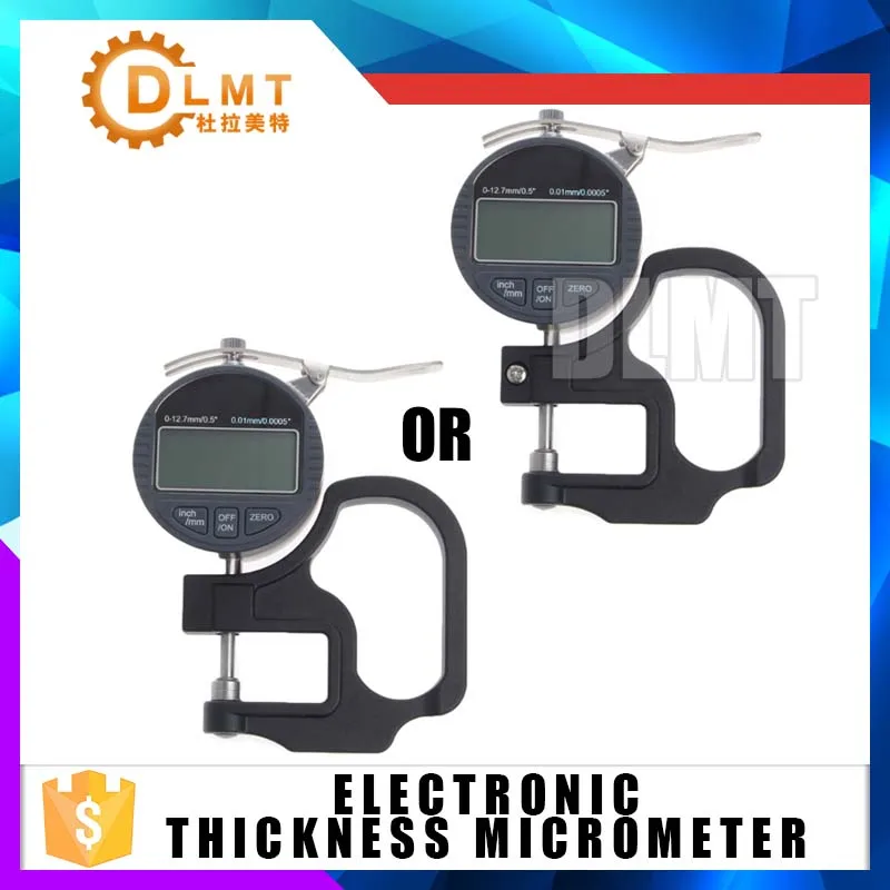 

1PC Electronic Thickness Micrometer Digital 0.01mm Depth Tester Thickness Meter Gauge