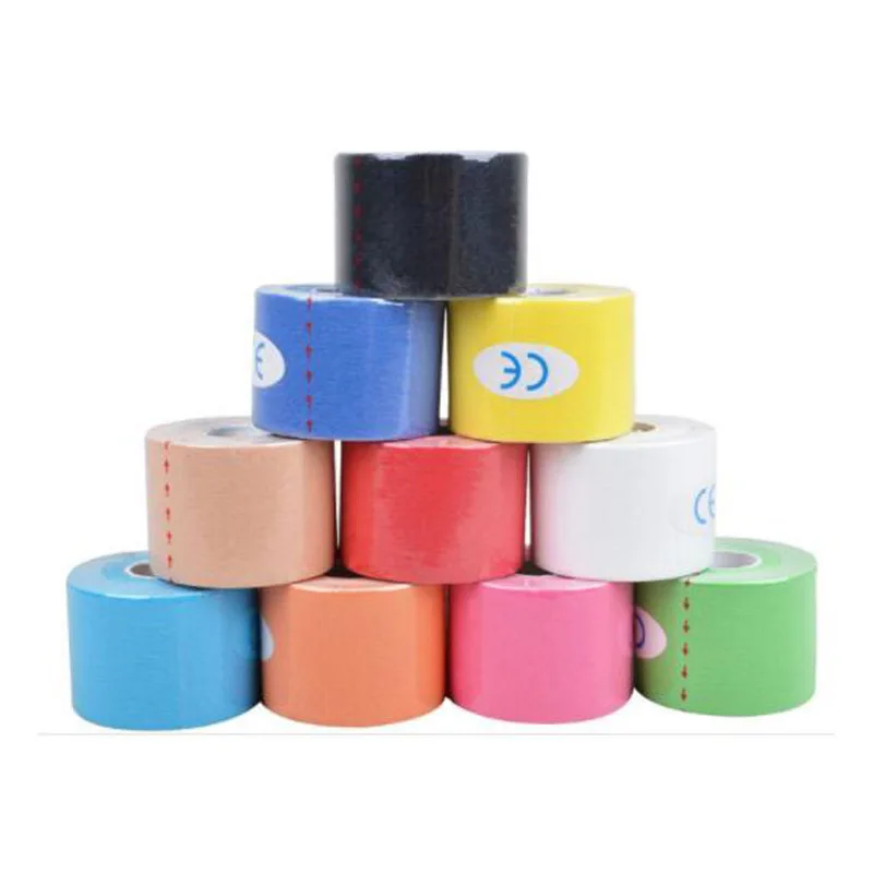 

Blue Color Self Adhesive Ankle Finger Muscles Protection Care Elastic Medical Bandage Gauze Dressing Tape Sports Wrist 5cmx5m