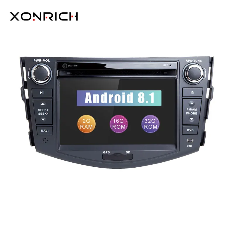 

Autoradio 2 din Android 8.1 Car DVD Player For Toyota RAV4 Rav 4 2007 2008 2009 2010 2011 2012 Multimedia GPS Navigation Stereo