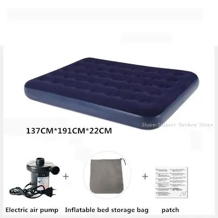 Надувной матрас, мягкий для сна, для кемпинга, прочный, стекается, быстро надувается, надувной матрас для кемпинга на открытом воздухе - Цвет: G