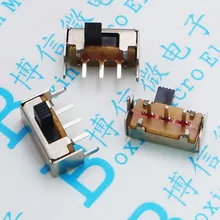 SK12F14 horizontal band 2 5 feet side dial handle 4 mm long toggle switch slide switch bent feet SK12F14 horizontal band 2 5 feet side dial handle 4 mm long toggle switch slide switch bent feet