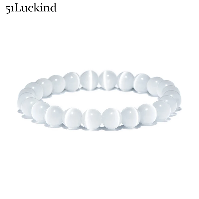 

Black White Natural Stone Beads Moonstone Gravel Buddha Bracelets Mens Women Meditation Braclet For Yoga Jewelry Pulseira Homme