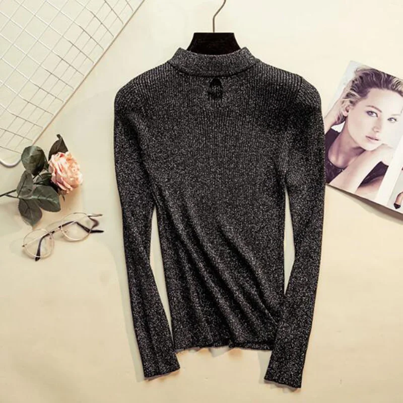 SEDUTMO 2018 Spring Sequin Women Sweaters and Pullover Long Sleeve Knitting Oversized Sweaters Jumper Hollow Top ED132 SEDUTMO 2018 Spring Sequin Women Sweaters and Pullover Long Sleeve Knitting Oversized Sweaters Jumper Hollow Top ED132