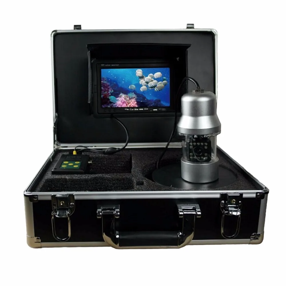 

7'' LCD Underwater Monitor System Fish Finder GSY8200 Fishing Breeding Monitoring 700TVL 14*LED 50M 360 Degree W2020A