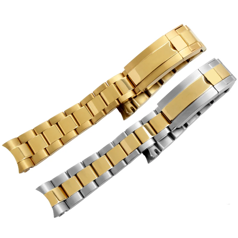 Серебристый золотистый Металлический Браслет Fit Submariner 116610 LV 97200 браслет из