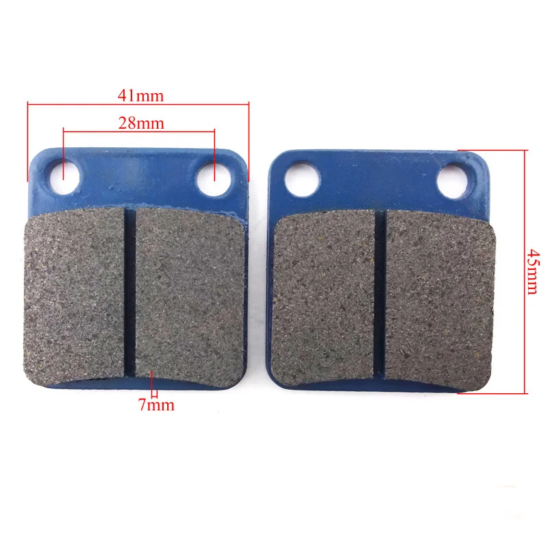XLJOY Rear Brake Pads For American Sportworks Go Kart 7150 CARBIDE QUANTUM 150 LANDMASTER LM200 UTV
